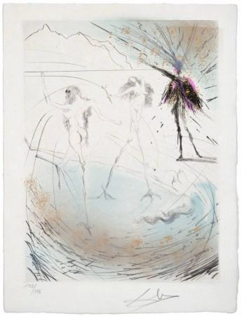Гравюра Сухой Иглой Dali - Femmes poules (Hen Women)