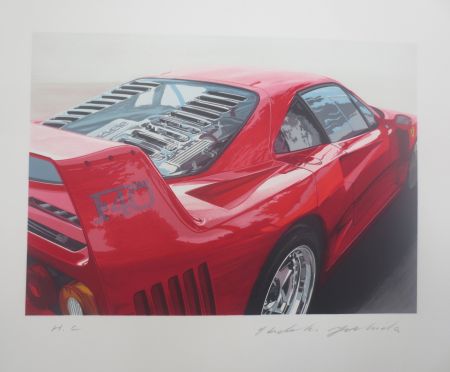 Литография Yoshida - Ferrari 250 GT0 64