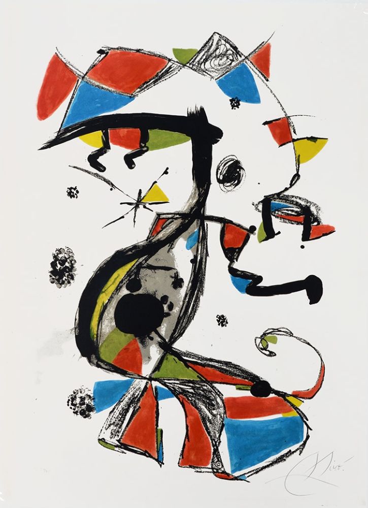 Литография Miró - Festa Major