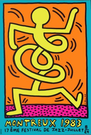 Сериграфия Haring - Festival de Jazz – Juillet