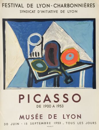Литография Picasso - Festival de Lyon - Charbonnieres