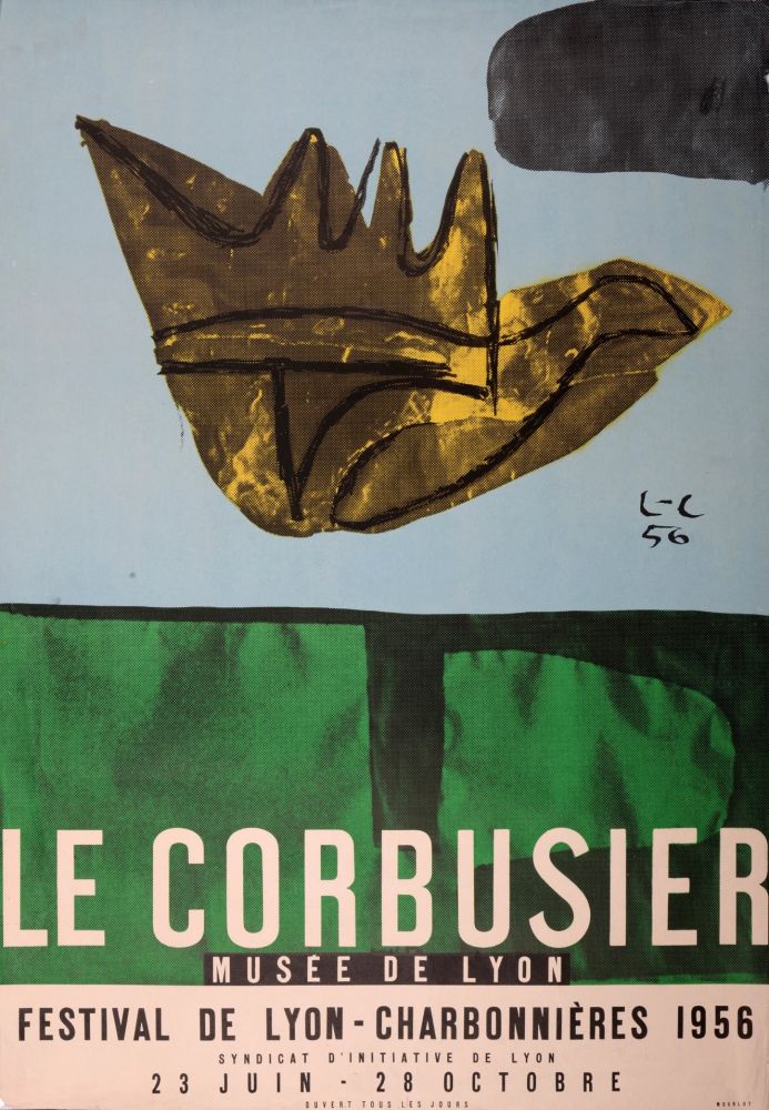 Литография Le Corbusier - Festival de Lyon - Charbonnières, Musée de Lyon