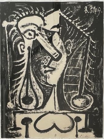 Литография Picasso - Figure Composee I, 8.3.