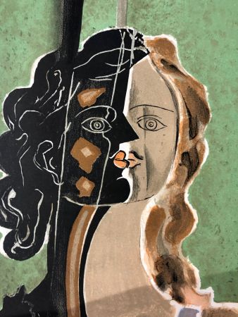 Литография Braque - Figure fragments