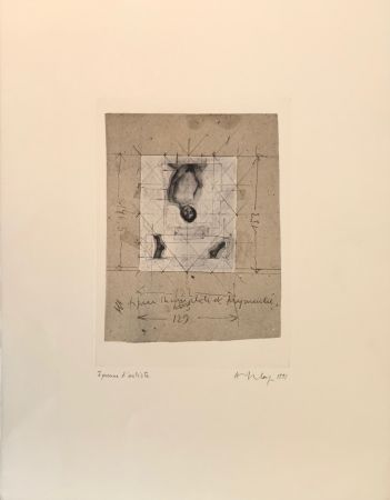 Сериграфия Delay - Figure incomplète et fragmentée, 1991