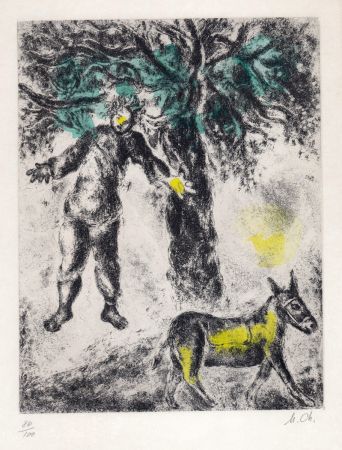 Офорт Chagall - Fin d'Absalom