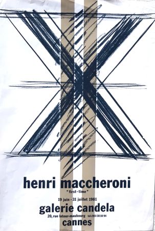 Литография Maccheroni - First Time  Galerie Candela Cannes