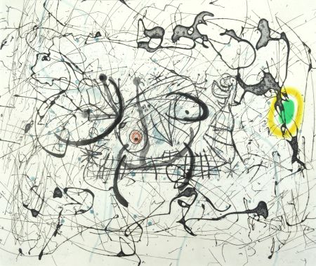 Гравюра Miró - Fissure 1