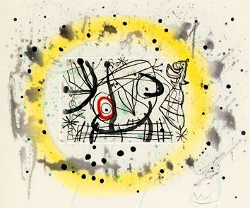 Гравюра Miró - Fissures