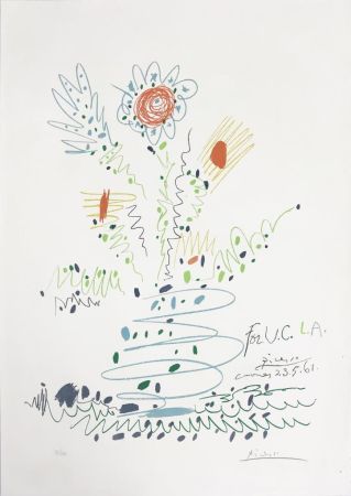 Сериграфия Picasso - Fleurs (for UCLA)