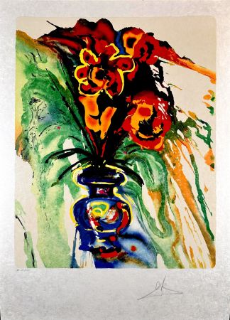 Литография Dali - Fleurs Surréalistes Gala's Bouquet