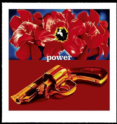 Сериграфия Huart - Flower Power Pop