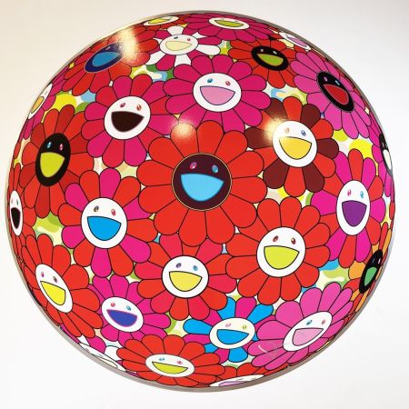 Гашение Murakami - Flowerball (3D) - Red, pink, Blue