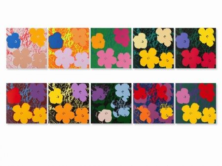 Сериграфия Warhol (After) - Flowers