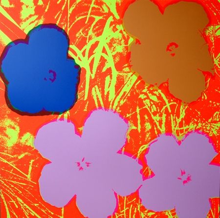 Сериграфия Warhol (After) - Flowers 11.69