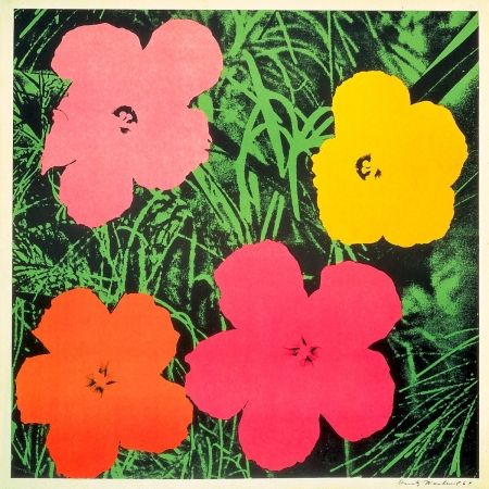 Литография Warhol - Flowers 1964