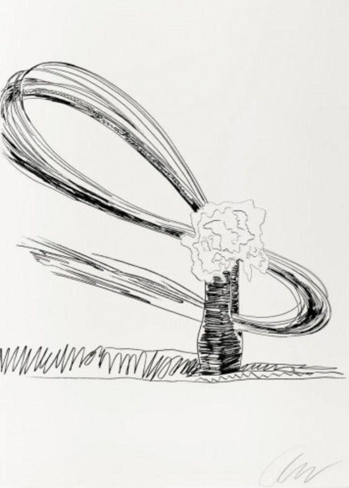 Сериграфия Warhol - Flowers (Black and White)