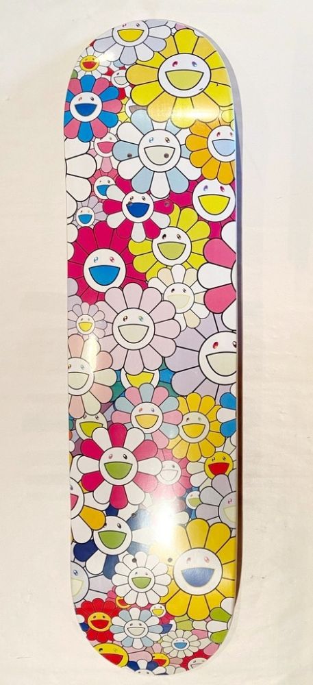 Сериграфия Murakami - Flowers Skate Deck