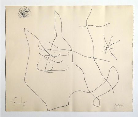 Гравюра Miró - Flux de l'aimant