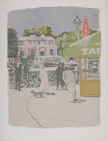 Литография Brianchon - Flâneries, 1962