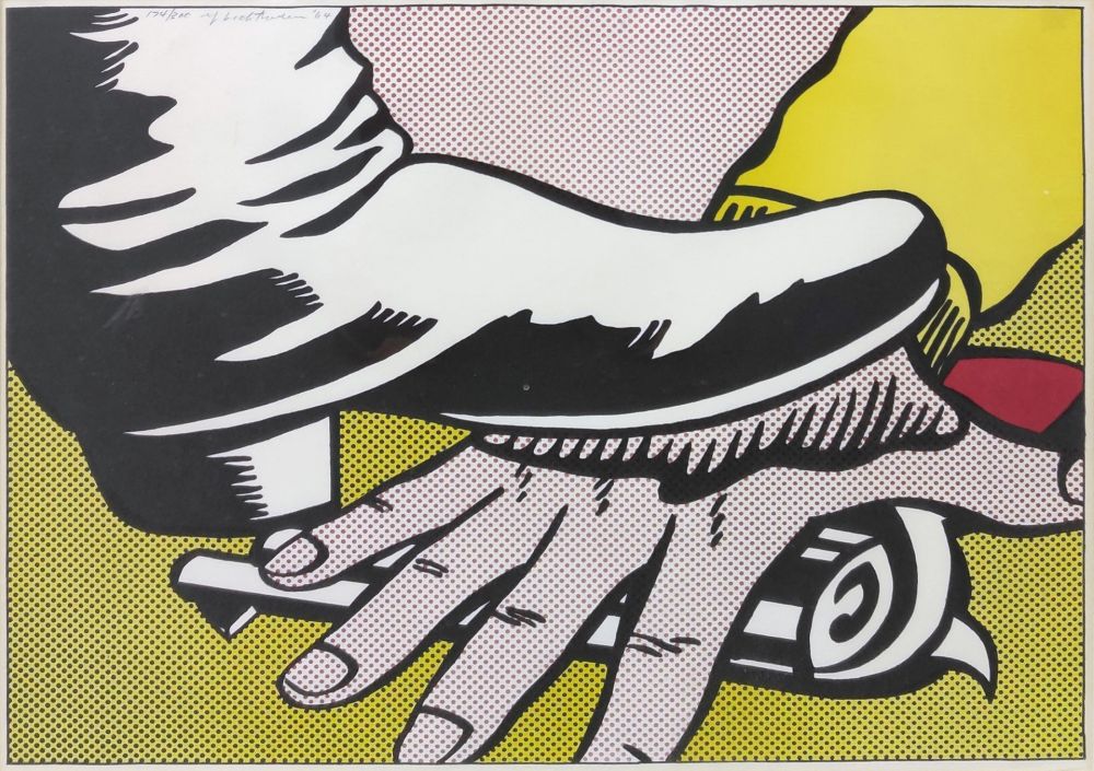 Литография Lichtenstein - FOOT AND HAND