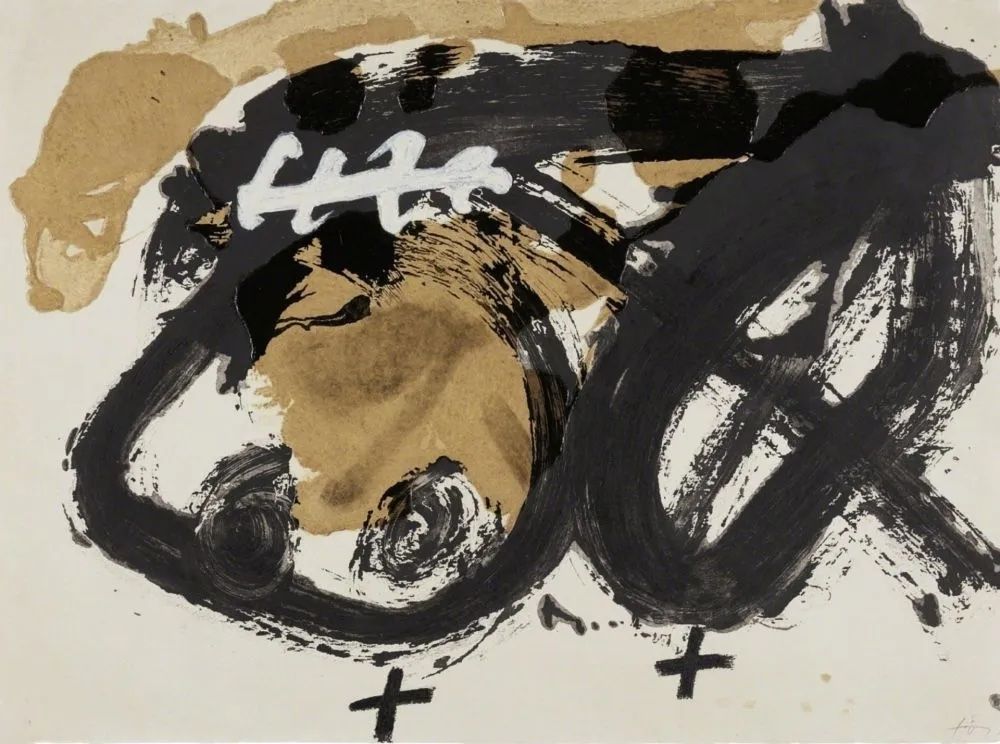 Офорт Tàpies - Formes i Vernis