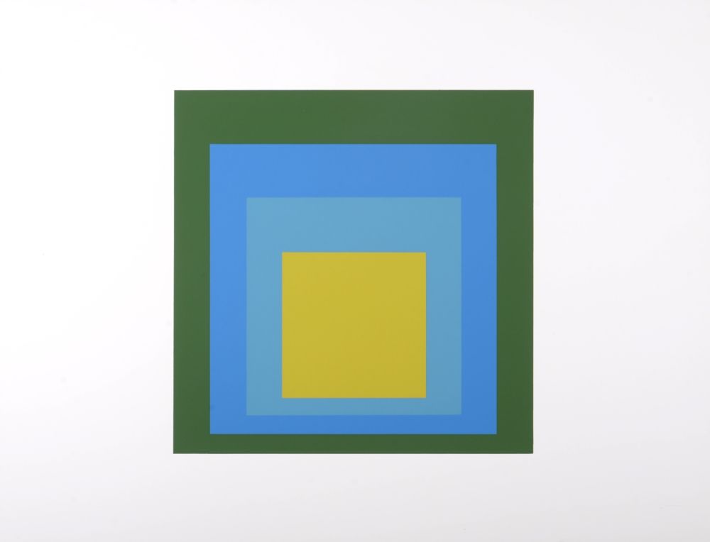 Сериграфия Albers - Formulation Articulation #H, 1972