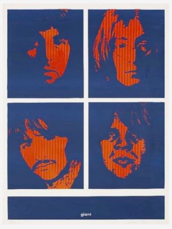 Сериграфия Fairey - Four Giant Beatles