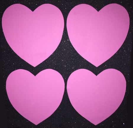 Сериграфия Warhol - Four Hearts