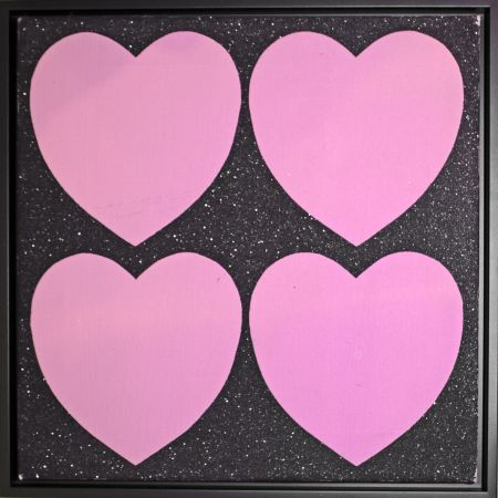 Сериграфия Warhol - Four Hearts (Painting)