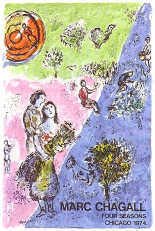 Литография Chagall - Four seasons