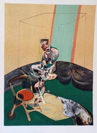 Литография Bacon - Francis Bacon - Portrait of George Dyer Staring at a Blind Cord, Original Lithograph, 1966