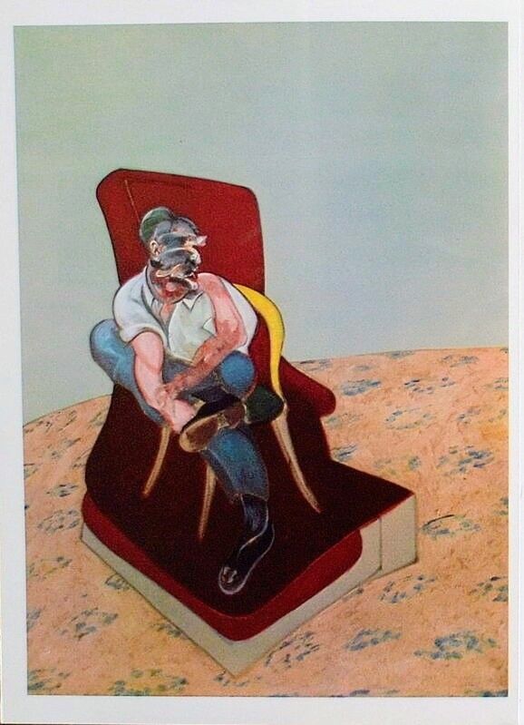 Литография Bacon - Francis Bacon - Portrait of Lucian Freud, Original Lithograph, 1966