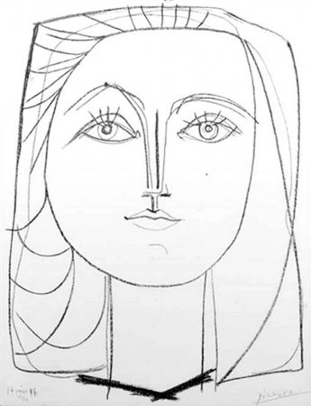 Литография Picasso - Francoise 