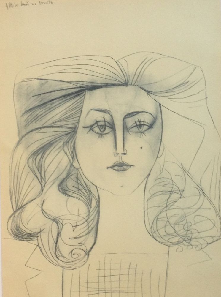 Литография Picasso - Francoise Gilot 1