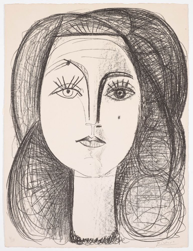 Литография Picasso - Françoise 1946 