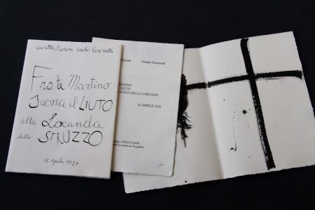 Иллюстрированная Книга Fioroni - Frate Martino suona il liuto alla locanda dello struzzo