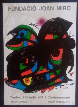 Афиша Miró - Fundació Joan Miró - Opening 1976