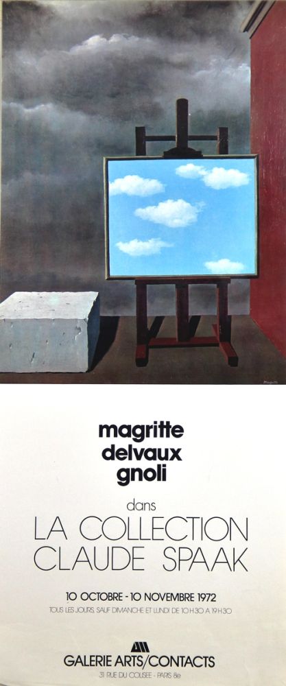 Гашение Magritte - Galerie Arts Contacts La Collection de Claude Spaak