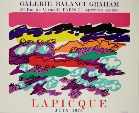 Литография Lapicque - Galerie Balanci Grahan
