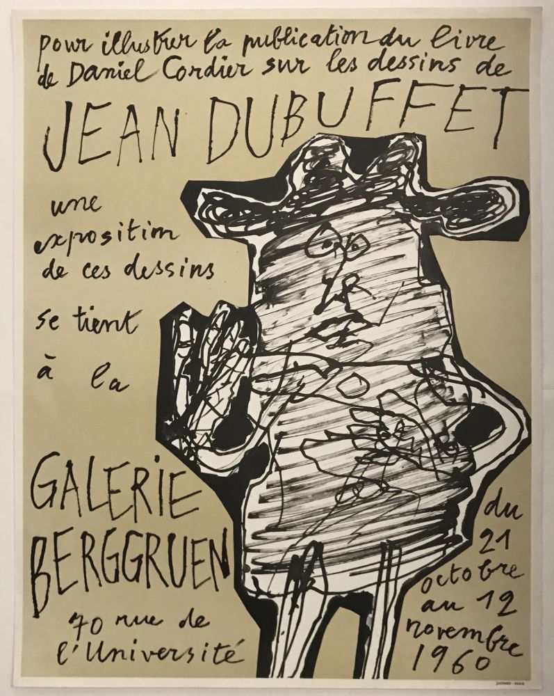 Литография Dubuffet - Galerie Berggruen