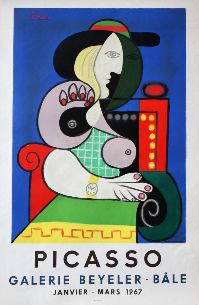 Литография Picasso - Galerie Beyeler-Bale