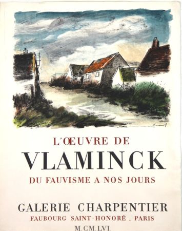 Литография Vlaminck - Galerie Charpentier 