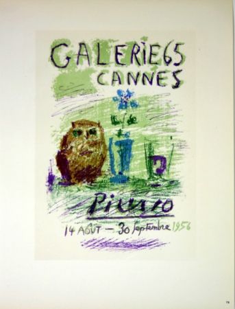 Литография Picasso (After) - Galerie de Cannes