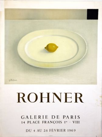 Литография Rohner - Galerie de Paris