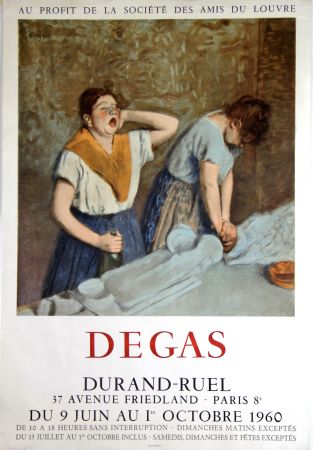 Литография Degas - Galerie Durand -Ruel