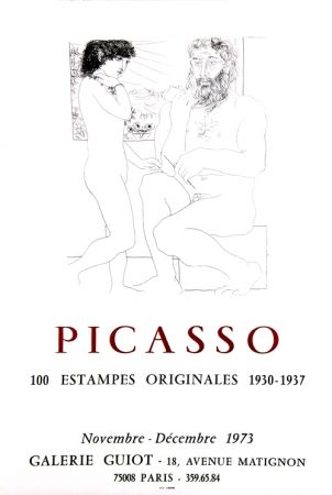 Литография Picasso - Galerie Guiot 