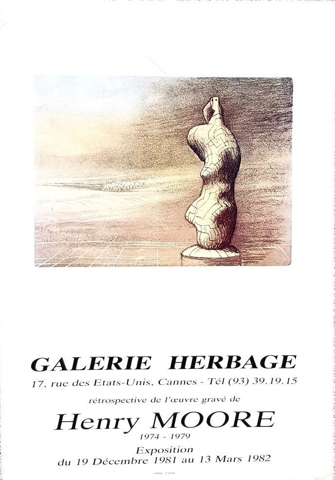 Гашение Moore - Galerie Herbage  Cannes