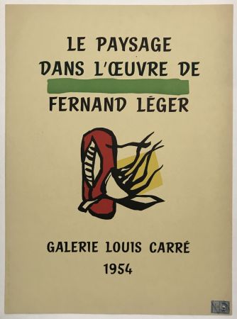 Литография Leger - Galerie Louis Carre