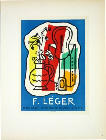 Литография Leger - Galerie Louis Carré 